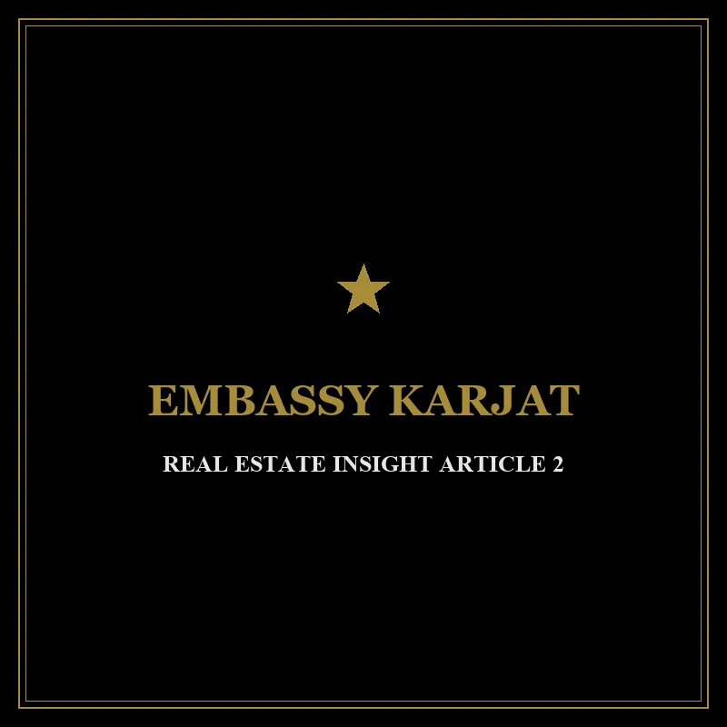 Scenic plots at Embassy Plot Karjat